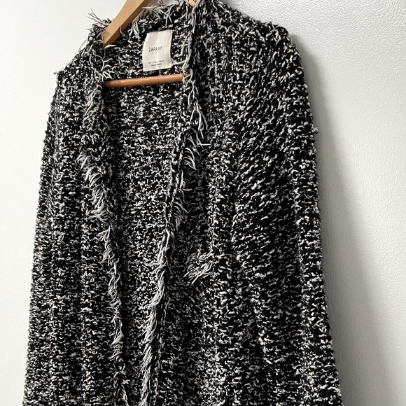 Zara Knit Open Sweater Jacket - Picture 2 of 6
